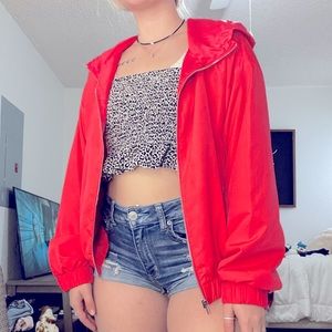 Pink/Coral Windbreaker
